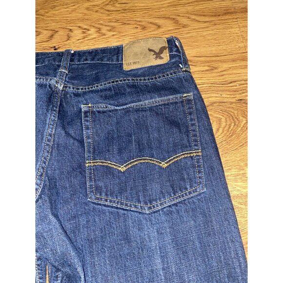 American Eagle Men’s Relaxed Straight Jeans Size 30 X 34 - Picture 6 of 6
